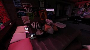 Her parents leave and big cock fills her tight pussy right away