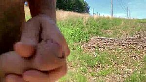 Clitlicker662 Flashes Hairy Pussy Solo In Forest Update 37
