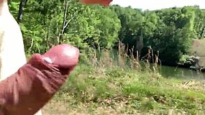 Clitlicker662 Flashes Hairy Pussy Solo In Forest Update 37