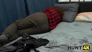 hunt4k czech blonde with long hair tattoos piercings cheats fuckin stranger pov hardcore while boyfriend sleeps street close up