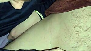 Wife Slowly Jerks Husband's Cock with Dirty Talk Temptation