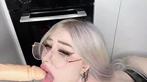 Housewife Wife Rides Big Cock Hard While Hubby Works