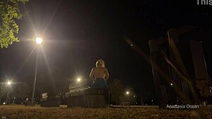 hey, watch me change outfits and flash naked in the public park