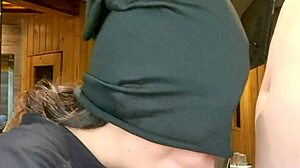 Girlfriend Swallows Roommate's Full Cum Load After Wet Blowjob