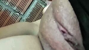 close up on her powerful female masturbation building to that explosive orgasm