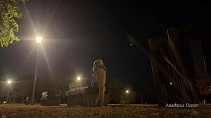 hey, watch me change outfits and flash naked in the public park