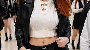 Leather-Clad Redhead Escapes Friendzone Illustrated Dream Part 1