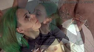 first dp with two huge cocks destroying ass to mouth 😩🔥