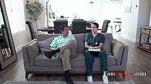 whoa medical student alex coal bangs old uncle patient doggystyle