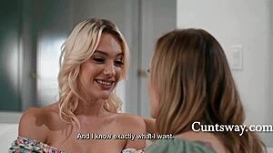 cute blonde kenna james scissoring anna claire clouds pussy licking orgasms