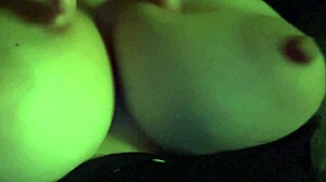 italian milf artemisia love bounces huge natural tits in horny solo.