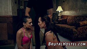 petite teens aidra fox and kharlie stone take extreme anal bondage