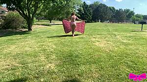 Pov: Dakota Marr Handles the Sunbathing Voyeur with Close Attention