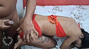 Latina endures 100 brutal anal assfucking orgasms with ogro