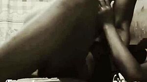 stepsis shares bed riding my big black monster cock