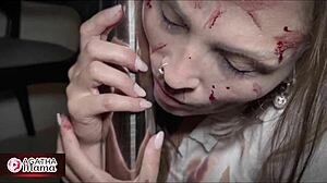 Halloween milf prisoner agatha mama takes massive bbc anal pounding