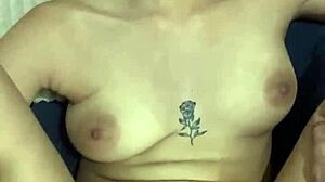 😍 slow passionate missionary creampie with petite colombian babe wet shaved pussy