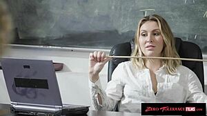 We got so hot for teacher we bent her over double penetrated petite pussy cowgirl sloppy
