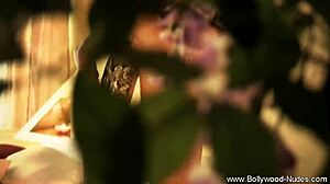 Bollywood Brunette Wife Strips Teases Undresses Rips Clothes Erotically
