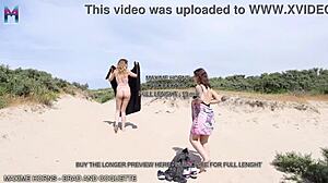 Outdoor threesome with slutty girls brings wild cum-covered ecstasy and heat
