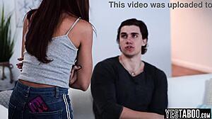 petite latina sneaks a fuck with fiance's stepbro to ditch him