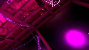 gothic teen pegs guy in intense bdsm viro vr session