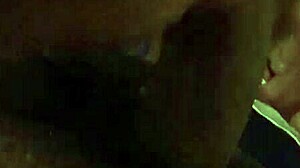 Ebony Amateur Delivers Sloppy Blowjob Cock Sucking Action