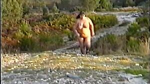 Suzisoumise strips nude for public workout squirting fat slut
