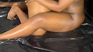 she sneaks into a steamy lesbian strap-on affair full of cheating licks