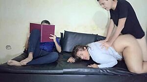Gina Sneaks Quickie Doggy With Son While Cuck Hubby Stays Clueless