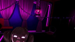 gothic teen pegs guy in intense bdsm viro vr session