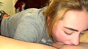 I crave that blonde babe's sloppy deepthroat gagging on cock to cum