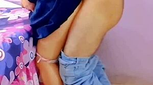 Convinced my hot Mexican schoolgirl cousin for outdoor anal creampie in her tight pussy