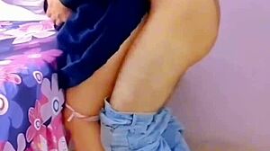 Convinced my hot Mexican schoolgirl cousin for outdoor anal creampie in her tight pussy