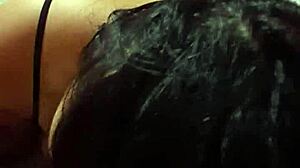 Six months pregnant wife's tight ass takes anal creampie pounding homemade swallow finish
