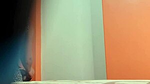 colombian hermanastra strips out of miniskirt for hidden cam spy