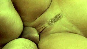 Mature milf chennin blanc deepthroats and rides stepson's young cock doggystyle till massive facial cumshot