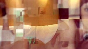 Nurse's petite body shakes in orgasm fucking patient missionary swallowing hot cum