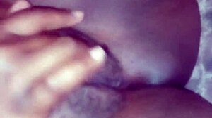 Amateur Chubby Babe's Close-Up Shaved Pussy Fingering Solo Debut