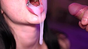 Can you handle this cum in mouth and lips compilation without busting?