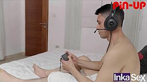 mexican stepmom spies on stepson sneaks in room for hardcore public flashing tits ass curvy latina pounding