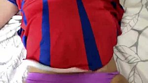big ass cheerleader takes two cocks anal and blowjob in group fuck