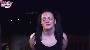 daisy garcia looks so gorgeous bent over for cheerleader anal creampie with seth fuck