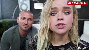 young flexible girl with big booty takes extreme anal from luca ferrero, herlimit style