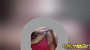Ever seen a big ebony ass stretched by massive cock doggystyle?