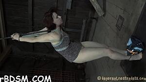 i punish this gagged bitch by choking her sloppy during garage pussy pounding