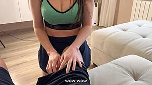 omg i cheated and railed my wife's dumb friend, tight russian pussy creampie 😩💦