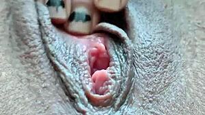 omg lettywild's juicy shaved pussy and anus up close 😍🔥