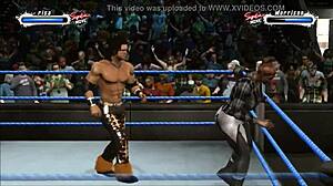 hey marrisa takes on john morrison in wild wrestling fetish match