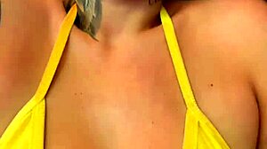 training at copacabana gym in see-through bikini with friend guys stared at our wet pussies
